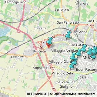 Mappa Via Gaio, 41123 Modena MO, Italia (3.005)