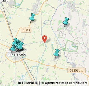 Mappa Via Samoggia, 40017 San Giovanni In Persiceto BO, Italia (4.94786)