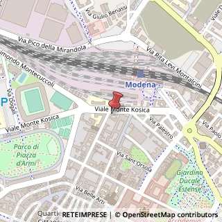 Mappa Via Ganaceto, 184, 41121 Modena, Modena (Emilia Romagna)