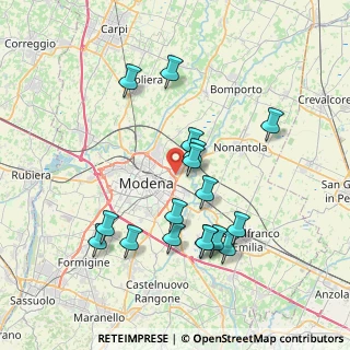 Mappa Torrazzi, 41122 Modena MO, Italia (7.48824)
