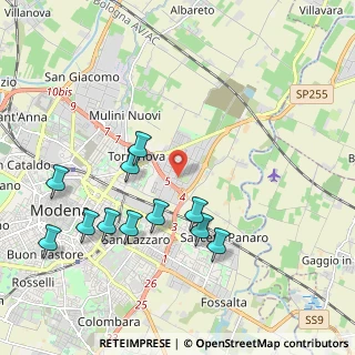 Mappa Torrazzi, 41122 Modena MO, Italia (2.15818)