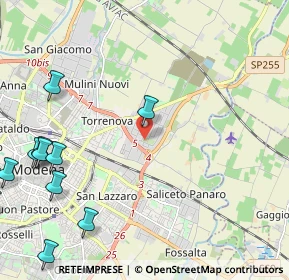 Mappa Torrazzi, 41122 Modena MO, Italia (3.40462)