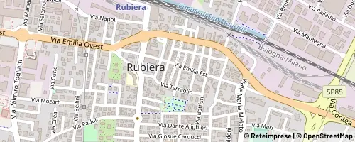 Mappa Rubiera