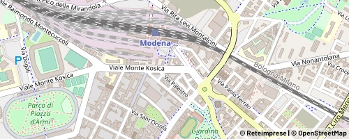Mappa Módena