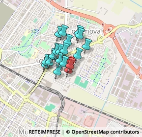 Mappa Via Mar Tirreno, 41122 Modena MO, Italia (0.267)