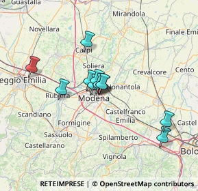 Mappa Via Mar Tirreno, 41122 Modena MO, Italia (9.94)