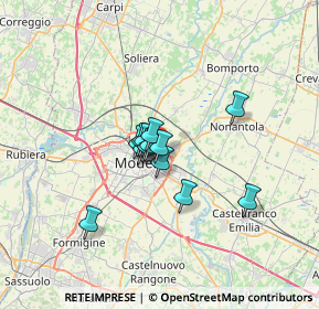 Mappa Via Mar Tirreno, 41122 Modena MO, Italia (4.07538)