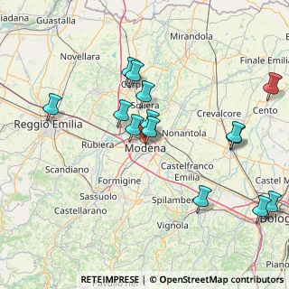 Mappa Viale Monte Kosica, 41121 Modena MO, Italia (16.83)