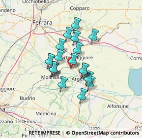 Mappa Via Nazionale Sud, 44011 Argenta FE, Italia (9.52)