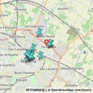 Mappa Via Fabio Filzi, 41122 Modena MO, Italia (1.71692)