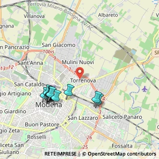 Mappa Via Fabio Filzi, 41122 Modena MO, Italia (2.02917)