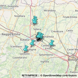 Mappa Via Fabio Filzi, 41122 Modena MO, Italia (6.19571)