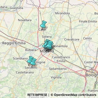 Mappa Via Fabio Filzi, 41122 Modena MO, Italia (6.47091)