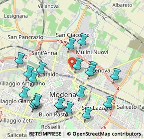 Mappa Largo Mario Alberto Pucci, 41122 Modena MO, Italia (2.238)
