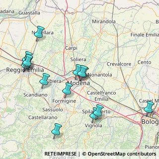 Mappa Strada Nazionale Canaletto, 41122 Modena MO, Italia (18.23571)
