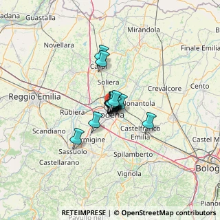 Mappa Strada Nazionale Canaletto, 41122 Modena MO, Italia (5.78714)