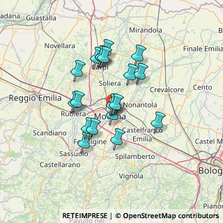 Mappa Strada Nazionale Canaletto, 41122 Modena MO, Italia (11.181)