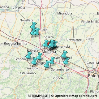 Mappa Largo Mario Alberto Pucci, 41122 Modena MO, Italia (9.34647)