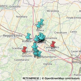 Mappa Strada Nazionale Canaletto, 41122 Modena MO, Italia (7.868)
