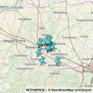 Mappa Strada Nazionale Canaletto, 41122 Modena MO, Italia (6.01417)