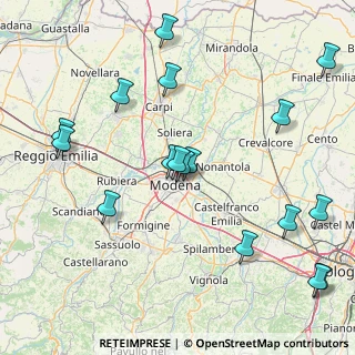 Mappa Strada Nazionale Canaletto, 41122 Modena MO, Italia (19.45706)