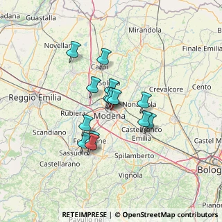 Mappa Strada Nazionale Canaletto, 41122 Modena MO, Italia (9.99286)