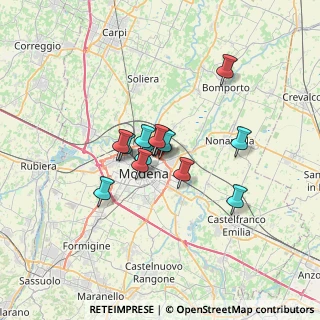 Mappa Via Cervino, 41122 Modena MO, Italia (4.73786)