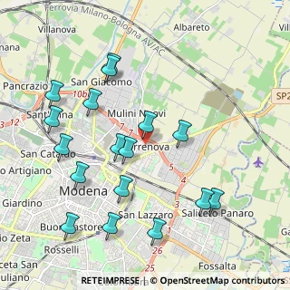Mappa Via Cervino, 41122 Modena MO, Italia (2.23588)