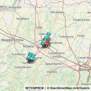 Mappa Via Cervino, 41122 Modena MO, Italia (9.76923)