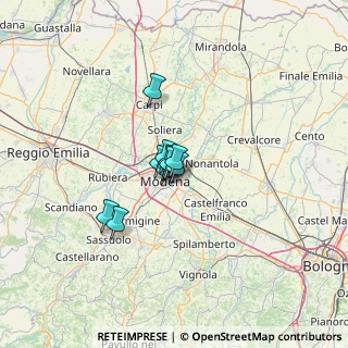 Mappa Via Cervino, 41122 Modena MO, Italia (6.58273)