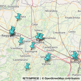 Mappa Via Cervino, 41122 Modena MO, Italia (19.92133)