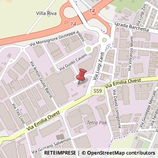 Mappa Via Elsa Morante, 71, 41123 Modena, Modena (Emilia Romagna)
