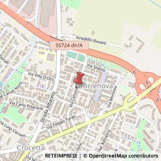 Mappa Via Cervino,  30, 41100 Modena, Modena (Emilia Romagna)