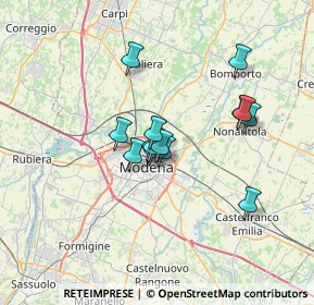 Mappa Via Giuseppe Toniolo, 41122 Modena MO, Italia (5.08286)