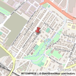 Mappa Via Giuseppe Toniolo, 95, 41122 Modena, Modena (Emilia Romagna)