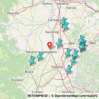 Mappa SS 20, 12038 Savigliano CN (17.64923)