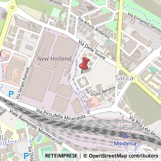 Mappa Via Giulio Benassi, 34, 41122 Modena, Modena (Emilia Romagna)