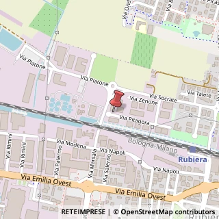 Mappa Via Pitagora, 14, 42048 Rubiera, Reggio nell'Emilia (Emilia Romagna)
