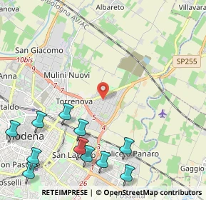 Mappa Via Martin Luther King, 41122 Modena MO, Italia (2.96636)