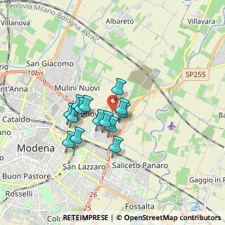 Mappa Via Martin Luther King, 41122 Modena MO, Italia (1.29357)