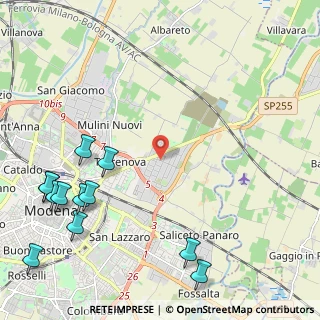 Mappa Via Martin Luther King, 41122 Modena MO, Italia (3.0875)