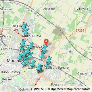Mappa Via Martin Luther King, 41122 Modena MO, Italia (2.3165)