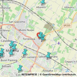 Mappa Via Martin Luther King, 41122 Modena MO, Italia (3.10545)