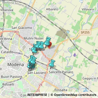 Mappa Via Martin Luther King, 41122 Modena MO, Italia (1.692)