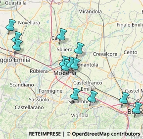 Mappa Via Martin Luther King, 41122 Modena MO, Italia (16.16)