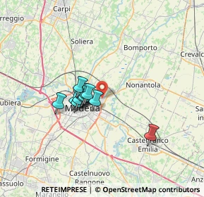 Mappa Via Martin Luther King, 41122 Modena MO, Italia (4.70636)