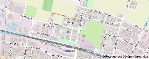 Mappa Rubiera