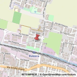 Mappa Via Aristotele, 109, 42048 Rubiera, Reggio nell'Emilia (Emilia Romagna)