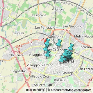 Mappa Via Guido Cavalcanti, 41123 Modena MO, Italia (1.80786)