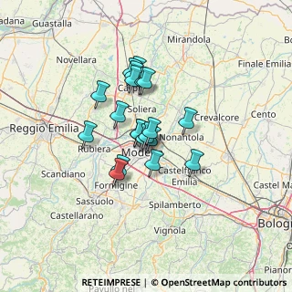 Mappa Viale Antonio Gramsci, 41122 Modena MO, Italia (9.203)